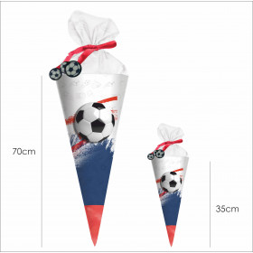 First Grade Candy Cone - FOOTBALL pat. 1 - sewing set