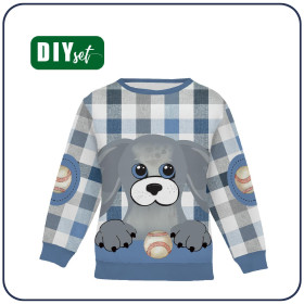 CHILDREN'S (NOE) SWEATSHIRT - DOGGIE MARK - sewing set