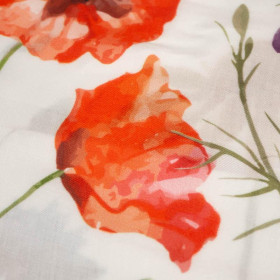 FIELD FLOWERS - viscose woven fabric