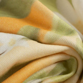 ORANGES no. 2 / vanilla - looped knit fabric