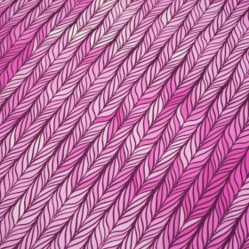 BRAID / pink - Waterproof woven fabric