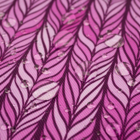 BRAID / pink - Waterproof woven fabric