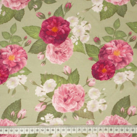 ROSE GARDEN / beige - single jersey with elastane 