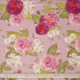 ROSE GARDEN / pink - single jersey with elastane 