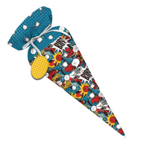 First Grade Candy Cone - RETRO COMICS PAT.6 - sewing set