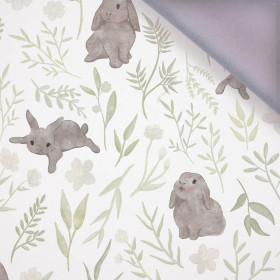 GREY BUNNIES pat. 1 (PASTEL BUNNIES) - softshell