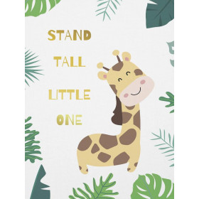 STAND TALL LITTLE ONE (WILD & FREE) - Cotton woven fabric panel