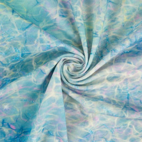 RAINBOW OCEAN pat. 2 - looped knit fabric