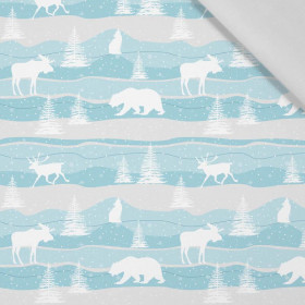 Alaska / light blue - Cotton woven fabric