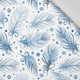 BLUE FEATHERS (CLASSIC BLUE) - Cotton woven fabric