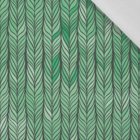 BRAID / green - Cotton woven fabric