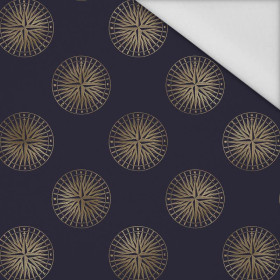 GOLDEN COMPASSES (GOLDEN OCEAN) / black - Waterproof woven fabric