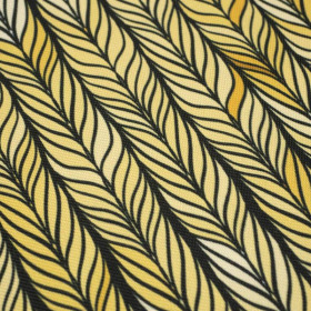 BRAID / yellow - Waterproof woven fabric