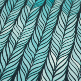 BRAID / sea blue - looped knit 