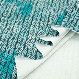 BRAID / sea blue - looped knit 