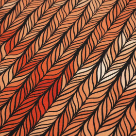 BRAID / orange - looped knit 