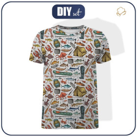 MEN’S T-SHIRT - FISHING (HOBBIES AND JOBS) / acid - single jersey