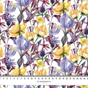IRISES (IN THE MEADOW) - Cotton woven fabric