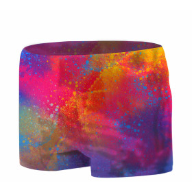 Boy's swim trunks - COLORFUL SPECKS 134-140