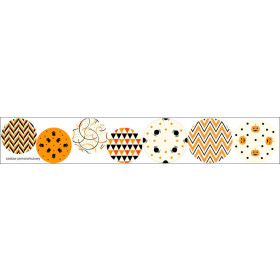 Pumpkin garland / orange - sewing set