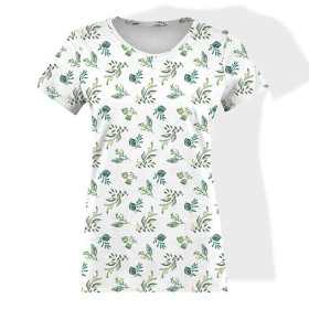 WOMEN’S T-SHIRT - GREEN HERBARIUM - single jersey