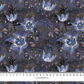 MOON LILIES (ENCHANTED NIGHT)- Upholstery velour 