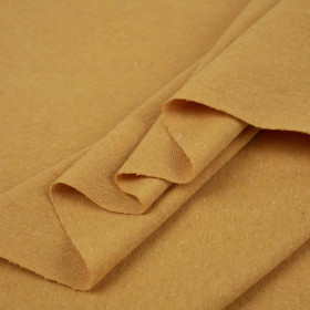 MUSTARD MELANGE - Recycling jersey fabric with elastan
