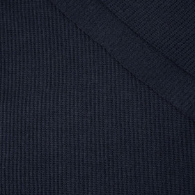 NAVY - Viscose sweater knit fabric