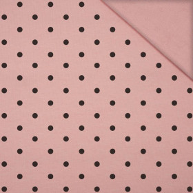 BLACK DOTS  / B-05 rose quartz - looped knitwear 