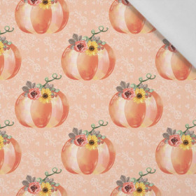 PUMPKINS pat. 8 / orange (FOXES AND PUMPKINS) - Cotton woven fabric