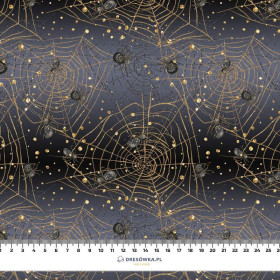 GOLDEN WEB (ENCHANTED NIGHT) - Cotton woven fabric