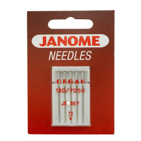 Knit and elastic fabric needles JANOME 5 pcs set - 70