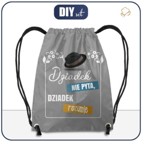 GYM BAG - DZIADEK NIE PYTA, DZIADEK ROZUMIE / hat