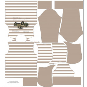 MEN’S HOODIE (COLORADO) - RETRO CAR PAT. 3 / stripes - sewing set 