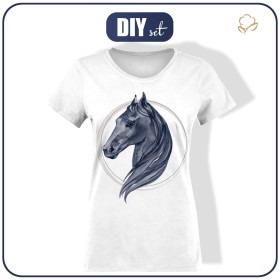 WOMEN’S T-SHIRT - HORSE pat. 3 - single jersey