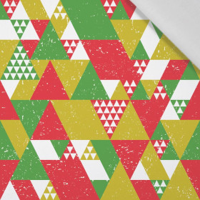 TRIANGLES / honey - Cotton woven fabric