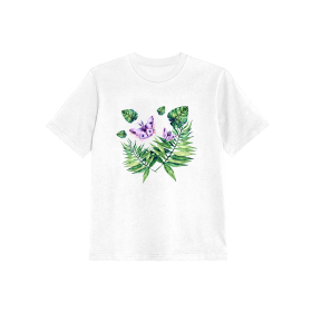 2-PACK - KID’S T-SHIRT - LEAVES AND INSECTS - sewing set