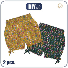 2PACK - KID`S PUMPY SHORTS - PATTERN 2 - sewing set