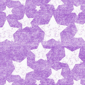 WHITE STARS / vinage look jeans (purple)