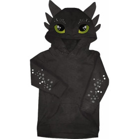 KID'S HOODIE (PARIS) - BLACK DRAGON - sewing set