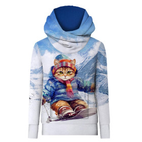 HYDROPHOBIC HOODIE UNISEX - MOUNTAIN CAT - sewing set