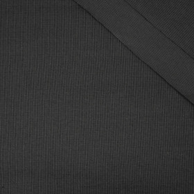 D-88 GRAPHITE - Ribbed knit fabric