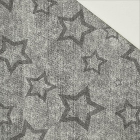 GREY STARS (CONTOUR) / vinage look jeans grey - Cotton drill