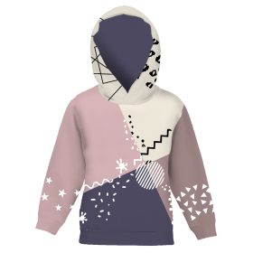 KID'S HOODIE (ALEX) - COLOR BLOCK pat. 2 - sewing set