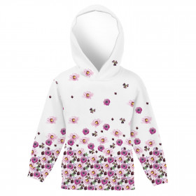 KID'S HOODIE (ALEX) - FLOWERS AND CLOVER (IN THE MEADOW) - sewing set