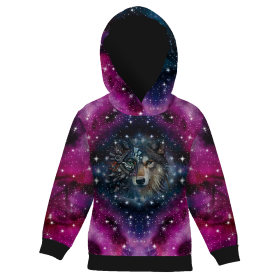 KID'S HOODIE (ALEX) - WOLF / WATERCOLOR GALAXY PAT. 8 - sewing set