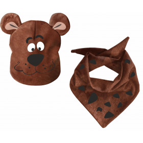 KID'S CAP AND SCARF (TEDDY) - DETECTIVE - sewing set
