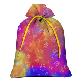 Gift pouches - HAPPY EASTER / neon - sewing set