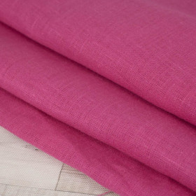 FUCHSIA - Linen 100%