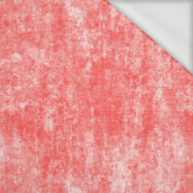 GRUNGE (red) - looped knit fabric